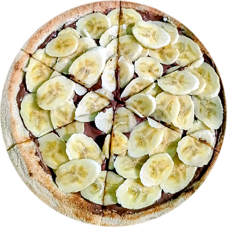 Pizza Banana com Nutella da Fornatta