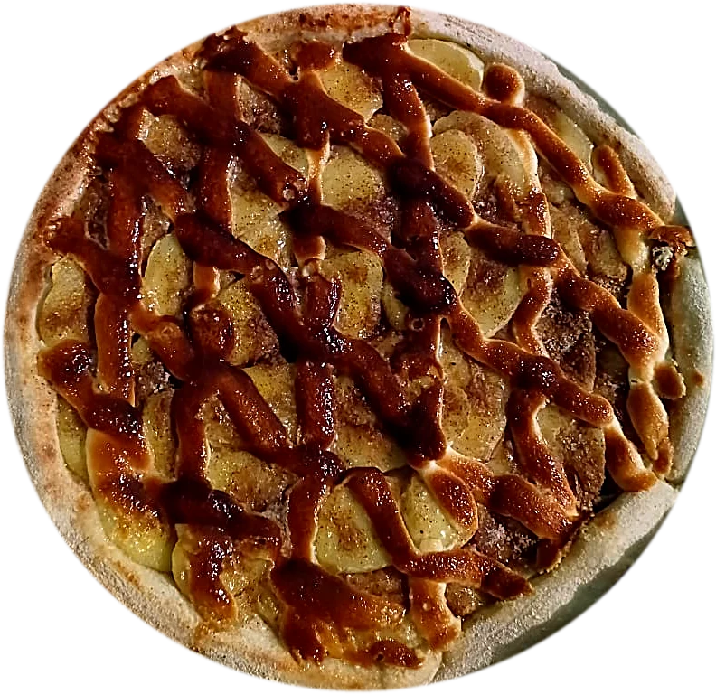 Pizza Banana Nevada da Fornatta